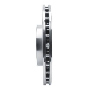 Dodge Viper Brake Rotor (1) - Front Left - R1 Concepts - Drilled & Slotted - Silver - `03-`17